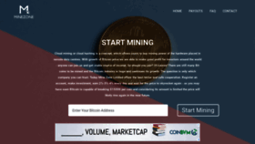 What Minezone.io website looked like in 2019 (4 years ago)