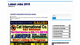 What Mailyourjob.com website looked like in 2019 (4 years ago)