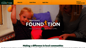 What Morrisonsfoundation.com website looked like in 2019 (4 years ago)