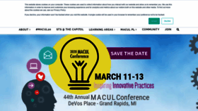 What Macul.org website looked like in 2019 (4 years ago)