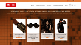 What Metro.tienda website looked like in 2019 (4 years ago)