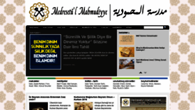 What Medresetulmahmudiyye.com website looked like in 2019 (4 years ago)