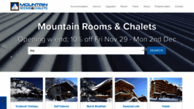 What Mountainrooms.com website looked like in 2019 (4 years ago)