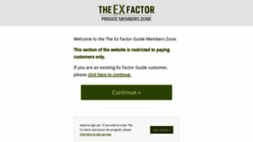 What Members.exfactorguide.com website looked like in 2019 (4 years ago)