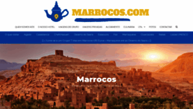 What Marrocos.com website looked like in 2019 (4 years ago)
