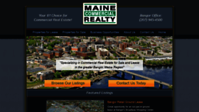 What Mainecommercial.com website looked like in 2019 (4 years ago)