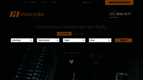 What Macedoimoveis.com.br website looked like in 2019 (4 years ago)