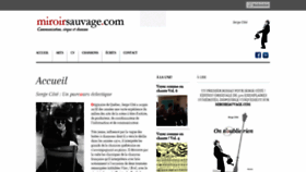 What Miroirsauvage.com website looked like in 2019 (4 years ago)