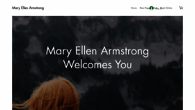 What Maryellenarmstrong.com website looked like in 2019 (4 years ago)
