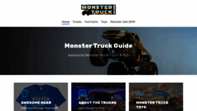 What Monstertruckguide.com website looked like in 2019 (4 years ago)