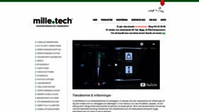 What Milletech.se website looked like in 2019 (4 years ago)