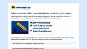 What Muenchenservice.de website looked like in 2019 (4 years ago)
