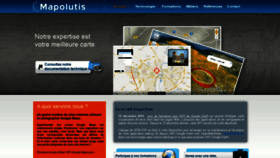 What Mapolutis.com website looked like in 2019 (4 years ago)