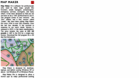 What Mapmaker.com website looked like in 2019 (4 years ago)
