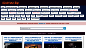 What Movie4me.vip website looked like in 2019 (4 years ago)