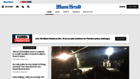 What Miamiherald.com website looked like in 2019 (4 years ago)