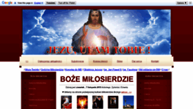 What Milosierdzieboze.pl website looked like in 2019 (4 years ago)