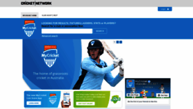What Mycricket.cricket.com.au website looked like in 2019 (4 years ago)