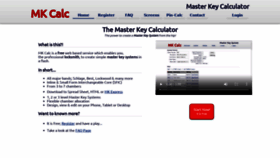 What Mkcalc.com website looked like in 2019 (4 years ago)