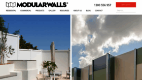 What Modularwalls.com.au website looked like in 2019 (4 years ago)