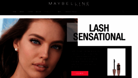 What Maybelline.no website looked like in 2019 (4 years ago)