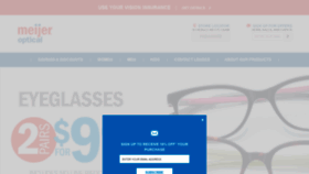 What Meijeroptical.com website looked like in 2019 (4 years ago)