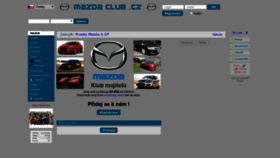 What Mazdaclub.cz website looked like in 2019 (4 years ago)