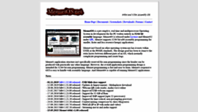 What Menuetos.net website looked like in 2019 (4 years ago)
