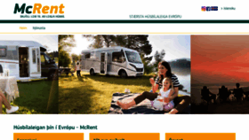 What Mcrent.is website looked like in 2019 (6 years ago)