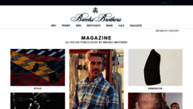 What Magazine.brooksbrothers.com website looked like in 2019 (4 years ago)