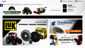 What Mototraktor.pl website looked like in 2019 (4 years ago)
