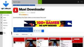 What Muvi-downloader.en.uptodown.com website looked like in 2019 (4 years ago)