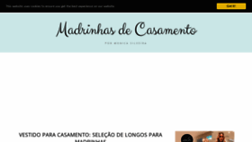 What Madrinhasdecasamento.com.br website looked like in 2019 (4 years ago)