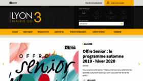 What Mairie3.lyon.fr website looked like in 2019 (4 years ago)