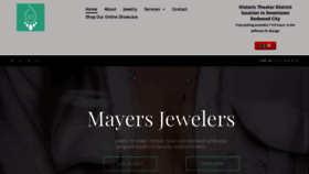 What Mayersjewelers.net website looked like in 2019 (4 years ago)
