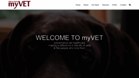 What Myvet.com.au website looked like in 2019 (4 years ago)