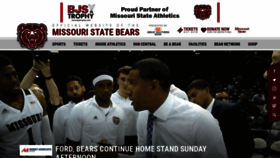 What Missouristatebears.com website looked like in 2019 (4 years ago)