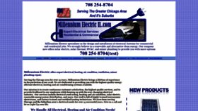 What Millenniumelectricil.com website looked like in 2019 (4 years ago)