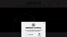 What Meerson.com website looked like in 2019 (4 years ago)