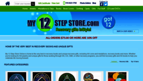 What My12stepstore.com website looked like in 2019 (4 years ago)