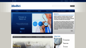 What Medsciediting.com website looked like in 2019 (4 years ago)