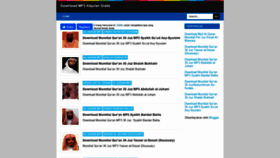 What Mp3-alquranku.blogspot.com website looked like in 2019 (4 years ago)