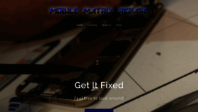 What Mobilematrixrepair.com website looked like in 2019 (4 years ago)