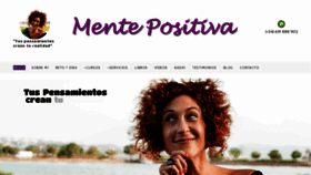 What Mentepositiva.info website looked like in 2019 (4 years ago)