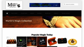 What Martinsmagic.com website looked like in 2019 (4 years ago)