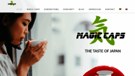 What Magic-caps.com website looked like in 2019 (4 years ago)