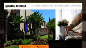 What Missionterraceapartments.com website looked like in 2019 (4 years ago)
