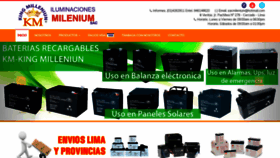 What Mileniumsac.com website looked like in 2019 (4 years ago)