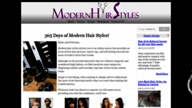What Modern-hair-styles.com website looked like in 2019 (4 years ago)