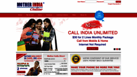 What Motherindiacard.com website looked like in 2019 (4 years ago)